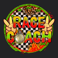 Race Coach  With Leopard And Peace Hand Vintage Tee | Teevron
