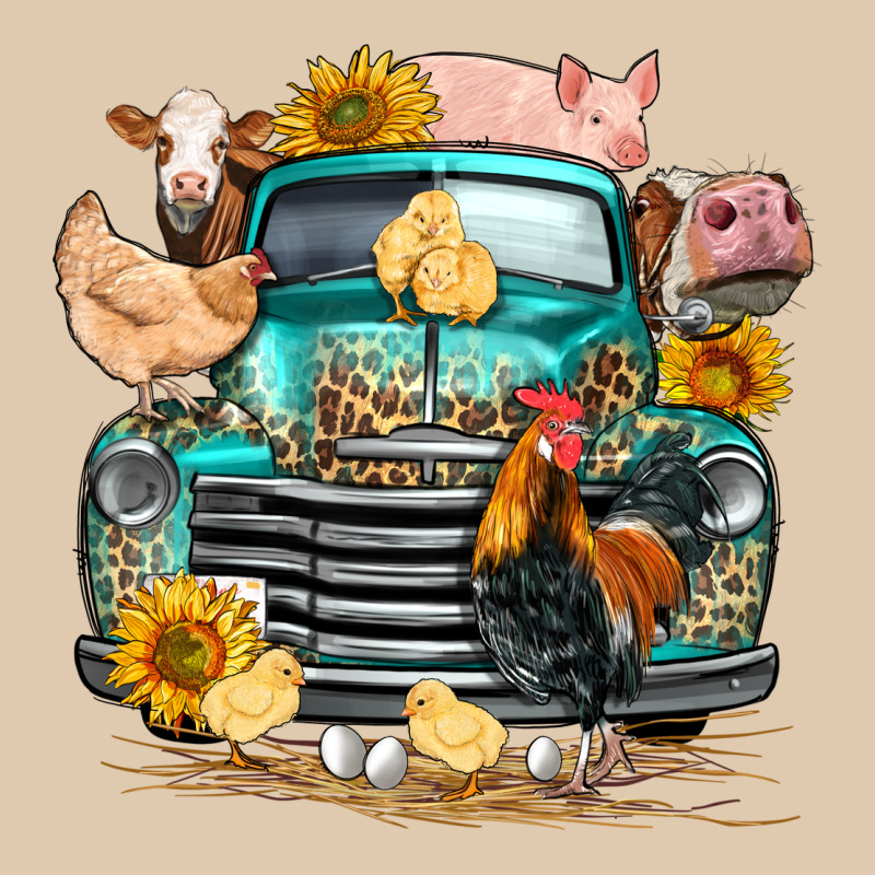 Farm Truck Farm Animals Heavyweight Sweatshirt by FaDigitalArtStudio | Teevron