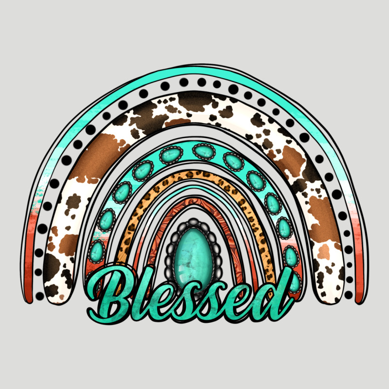 Blessed Western Rainbow Zipper Hoodie by Jasminsmagicworld | Teevron