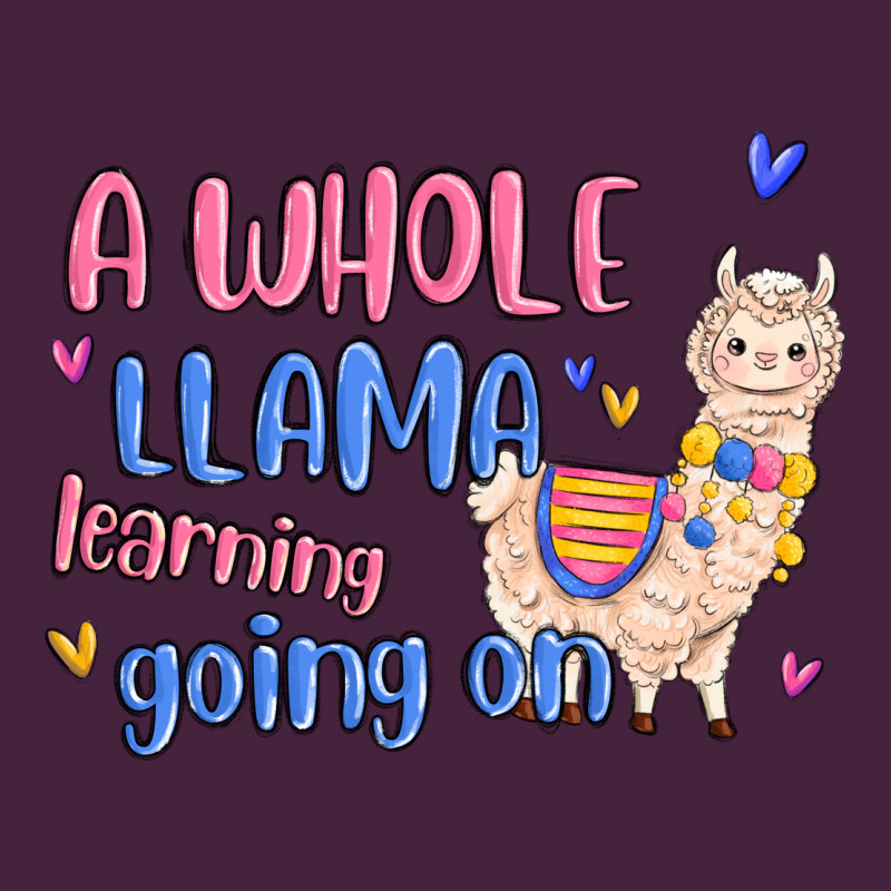 A Whole Llama Learning Going On Premium Tee by MaliasSmallBusiness | Teevron