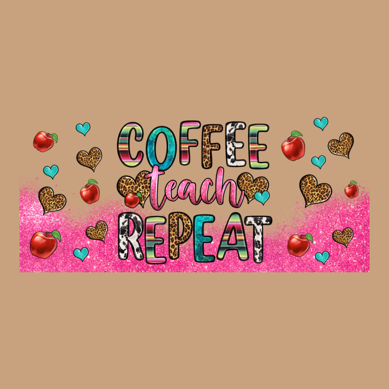 Coffee Teach Repeat Teacher Libbey Glass Vintage Tee by HRA Design Shop | Teevron