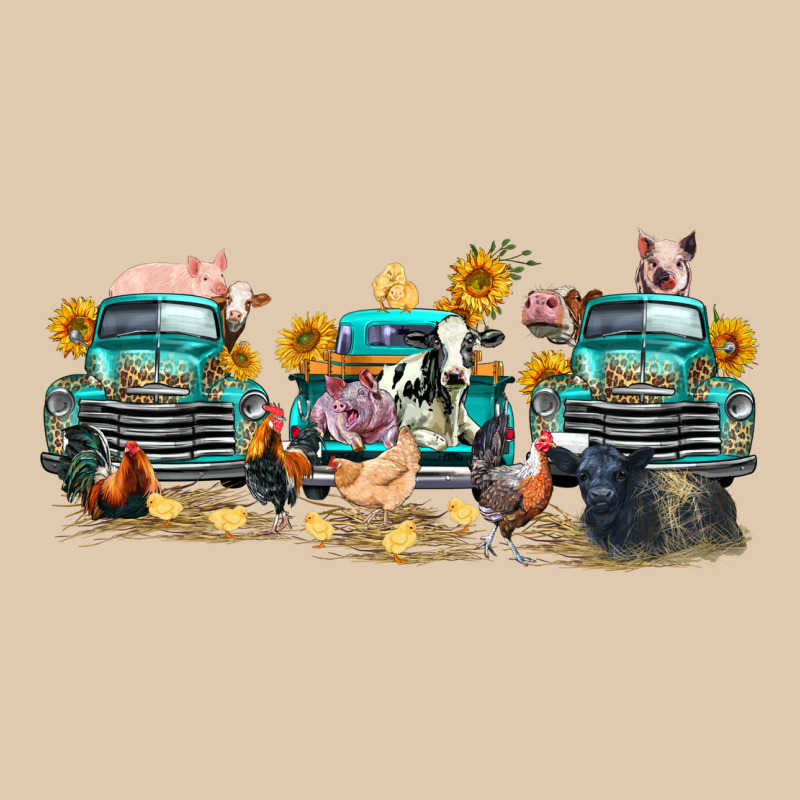 Western Farm Trucks Farm Animals Heavyweight Sweatshirt by FaDigitalArtStudio | Teevron