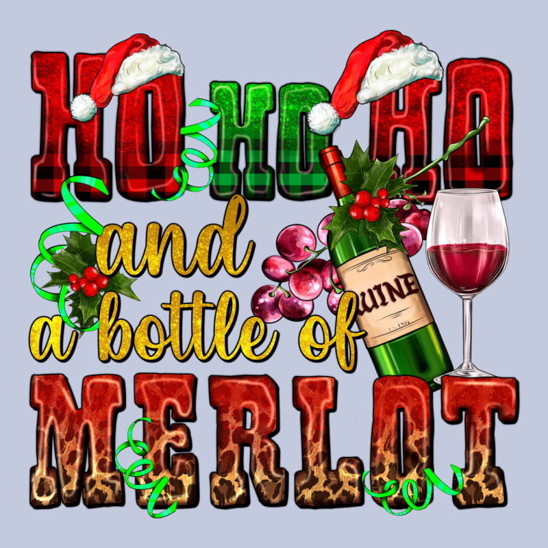 Ho Ho Ho And A Bottle Of Merlot Long Sleeve Tee by AdoDesignShop | Teevron