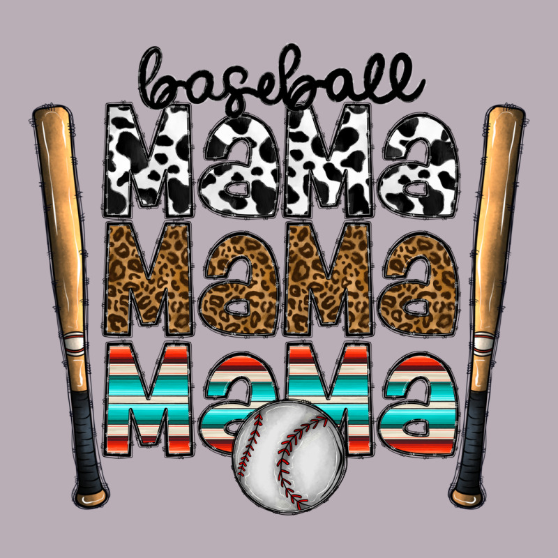 Baseball Mama Mama Mama Vintage Tee by CowhideDigitalArt | Teevron