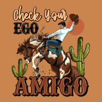 Check Your Ego Amigo Rodeo Cowboy Heavyweight Hoodie | Teevron