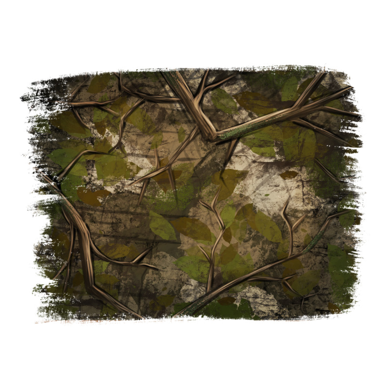 Green Hunter Camouflage Pattern Brushstroke Zipper Hoodie by Jasminsmagicworld | Teevron