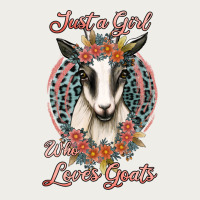 Just A Girl Who Loves Goats Zipper Hoodie | Teevron