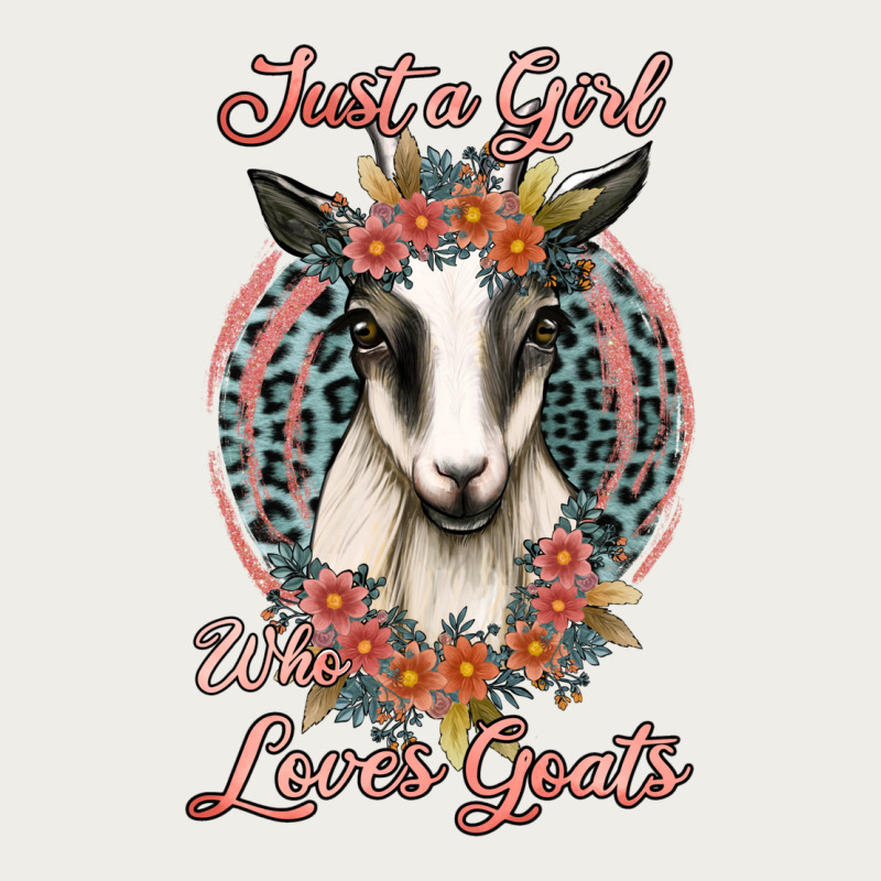 Just A Girl Who Loves Goats Zipper Hoodie by Jasminsmagicworld | Teevron