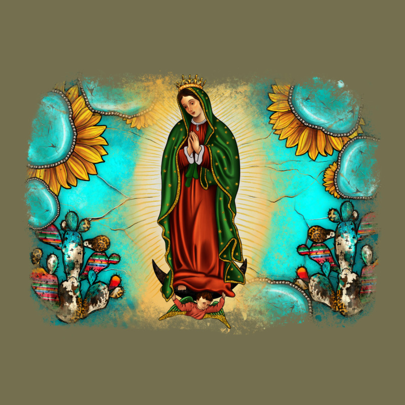 Gemstone Our Lady Of Guadalupe Vintage Hoodie by JahusDesignShop | Teevron