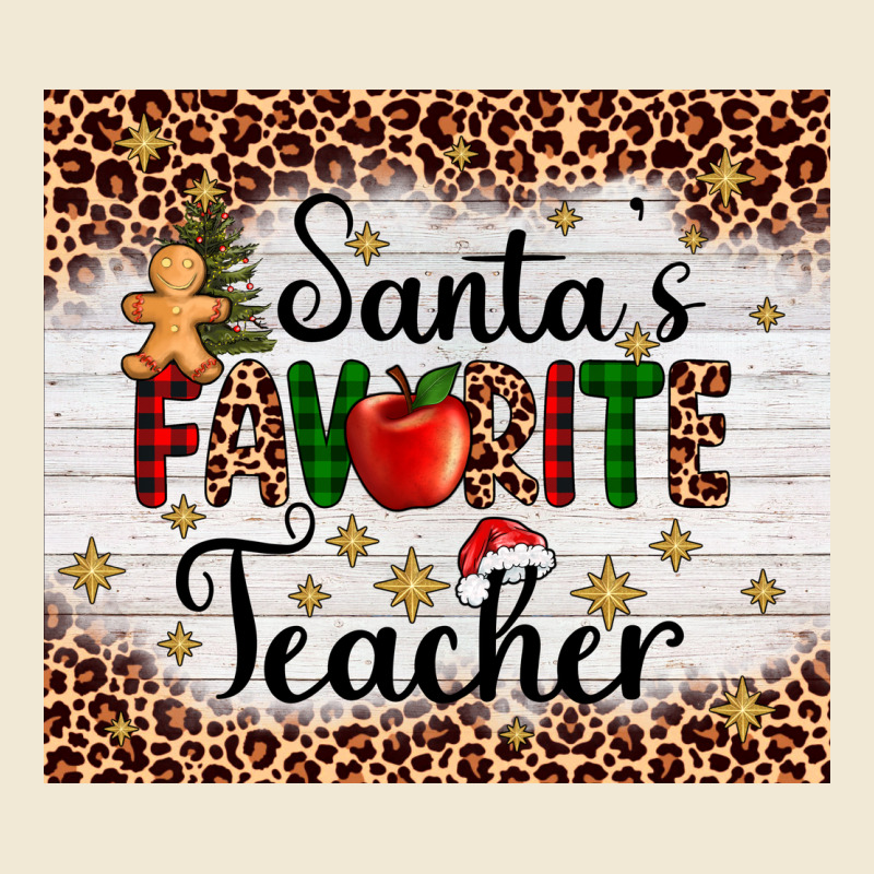 Santa's Favorite Teacher Ladies Tee by AdoDesignShop | Teevron