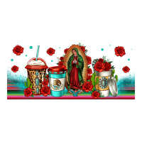 lady of guadalupe coffee cups libbey glass | Teevron