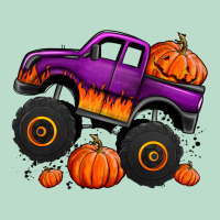 Halloween Jack O Lantern Monster Truck Premium Hoodie | Teevron