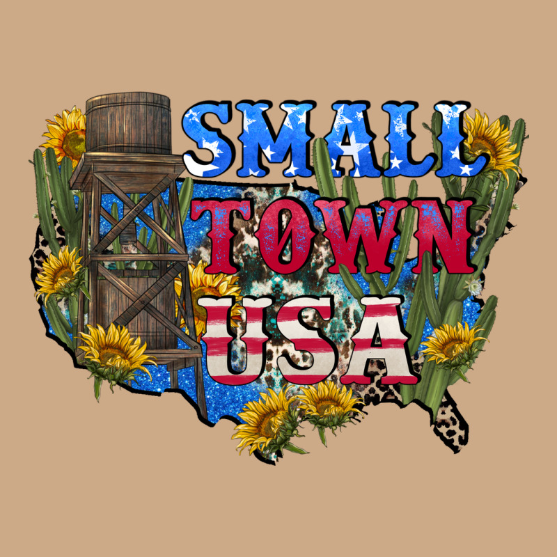Small Town Usa 4th Of July Vintage Hoodie by CowGirlArtShop | Teevron