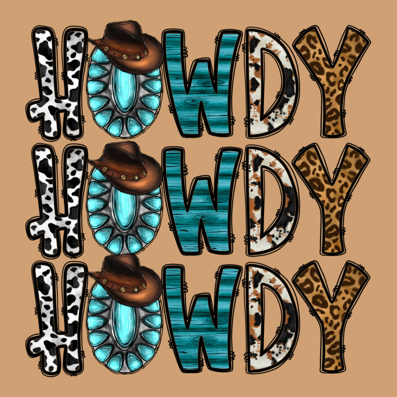 Howdy Howdy Howdy Vintage Tee by CowhideDigitalArt | Teevron
