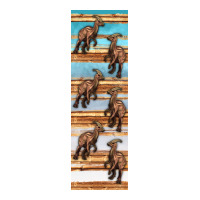 dinosaur parasaurolophus pen wrap | Teevron