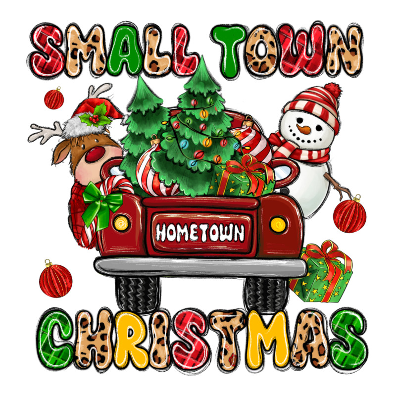 Christmas Santa And Reindeer Truck Heavyweight Hoodie by MaliasSmallBusiness | Teevron