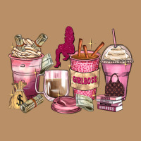 Girl Boss Coffee Cups Vintage Hoodie | Teevron
