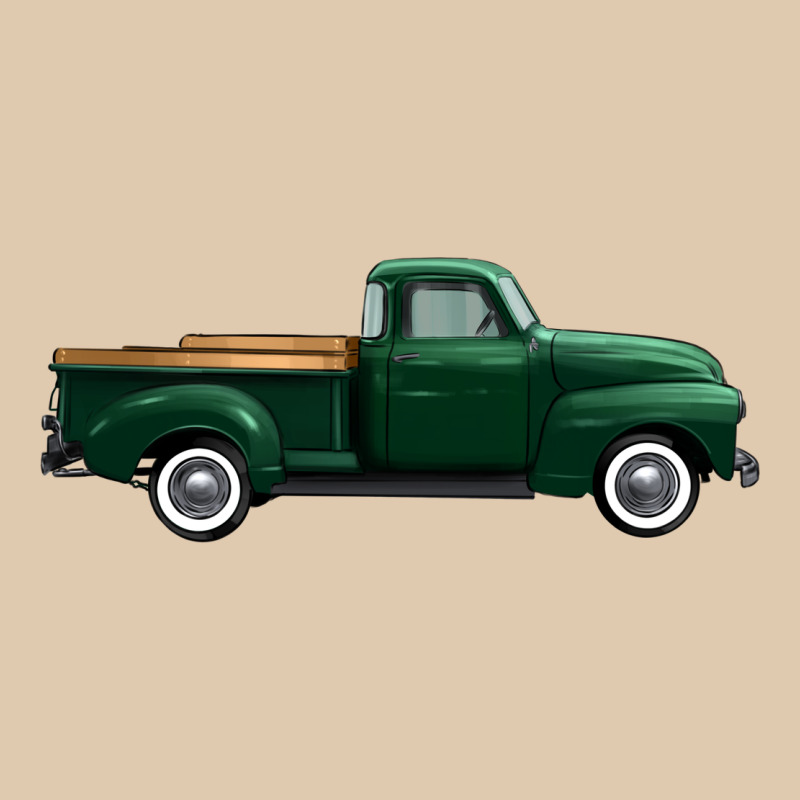 Western Green Truck Right Side View 1 Heavyweight Sweatshirt by FaDigitalArtStudio | Teevron