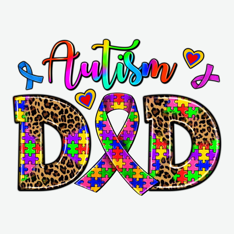 Rainbow Colors Autism Dad Urban Heavy Tee by AdoDesignShop | Teevron