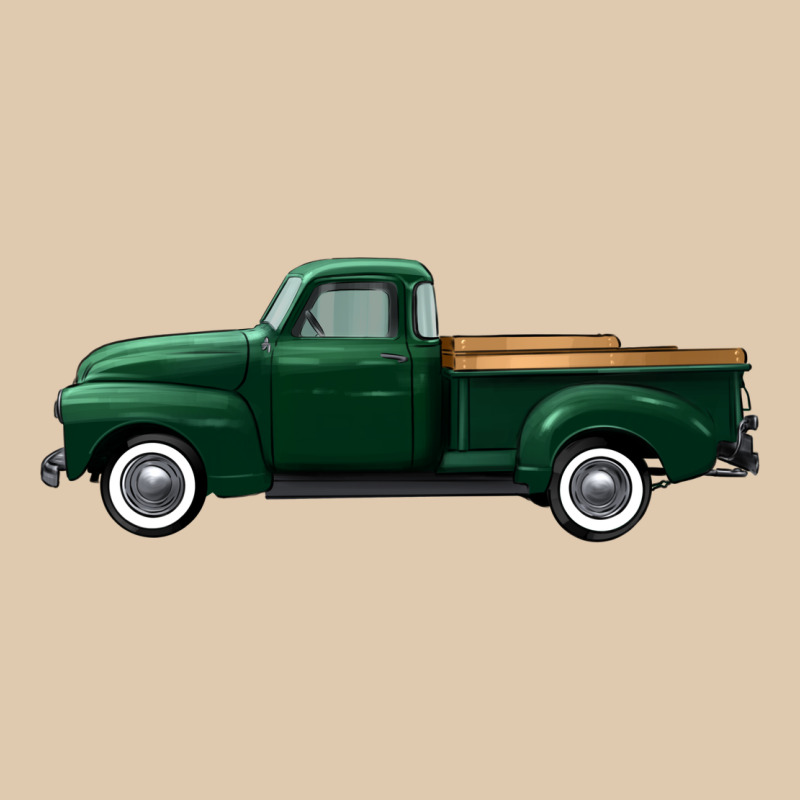 Western Green Truck Right Side View Heavyweight Sweatshirt by FaDigitalArtStudio | Teevron
