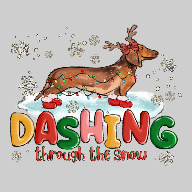 Dachshund Through The Snow Premium Tee by MaliasSmallBusiness | Teevron