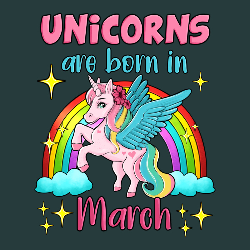 Unicorns Are Born In March Premium Hoodie by Jasminsmagicworld | Teevron