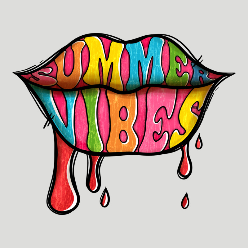 Summer Vibes Lips Zipper Hoodie by Jasminsmagicworld | Teevron