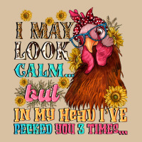 I May Look Calm But In My Head I Pecked You Three Heavyweight Hoodie | Teevron
