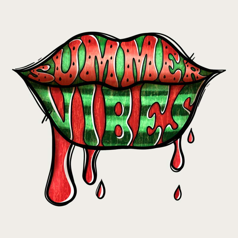 Summer Vibes Watermelon Lips Zipper Hoodie by Jasminsmagicworld | Teevron