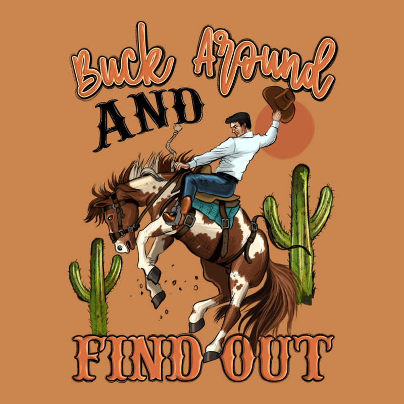 Buck Around And Find Out Rodeo Cowboy Heavyweight Hoodie by MaliasSmallBusiness | Teevron