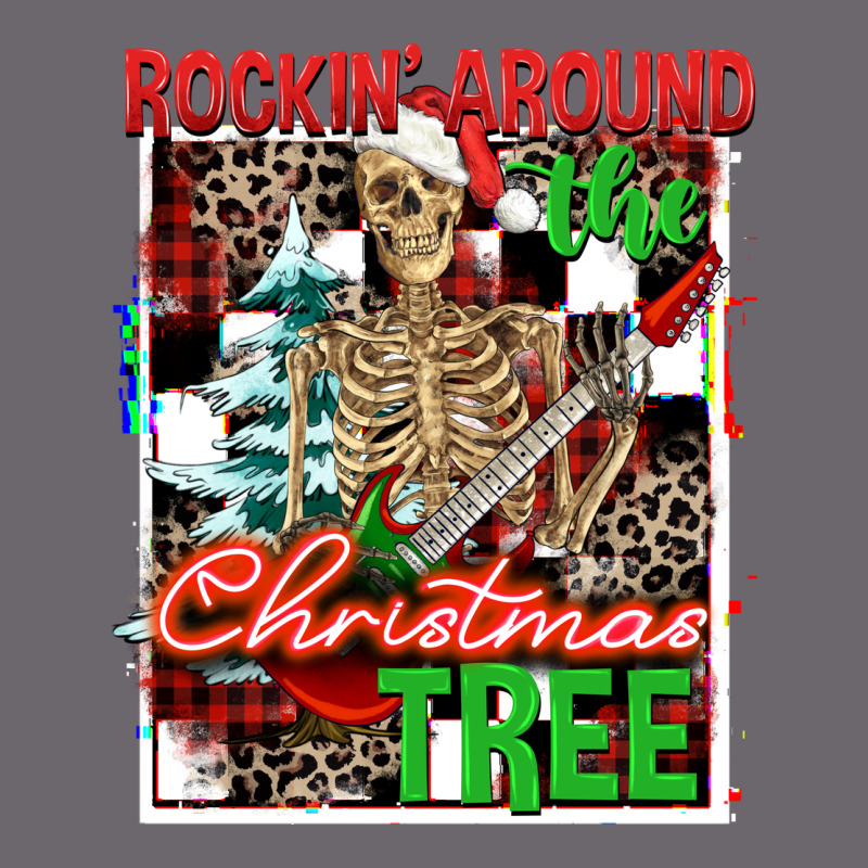 Rockin' Around The Christmas Tree Skeleton Premium Sweatshirt by NancyCooperArtShop | Teevron