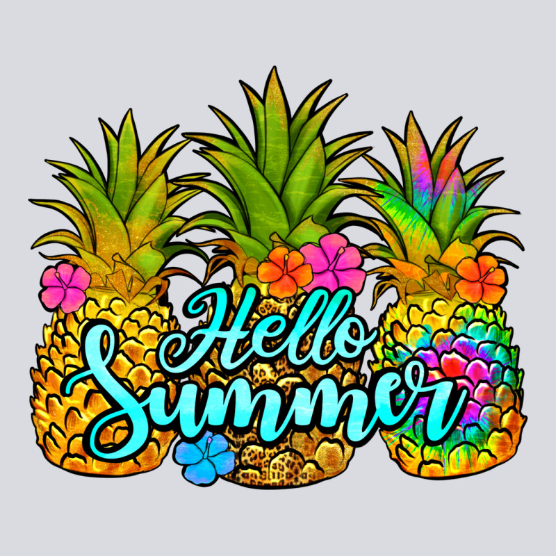Hello Summer Pineapple Zipper Hoodie by Jasminsmagicworld | Teevron