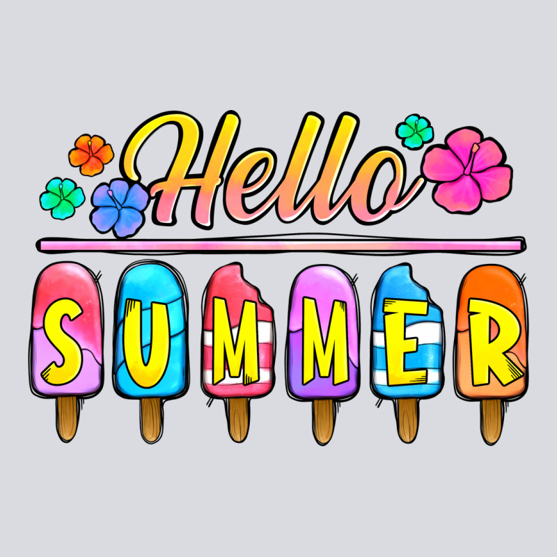 Hello Summer Popsicles Zipper Hoodie by Jasminsmagicworld | Teevron
