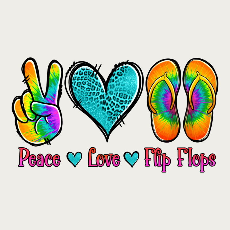 Peace Love Flips Flops Zipper Hoodie by Jasminsmagicworld | Teevron
