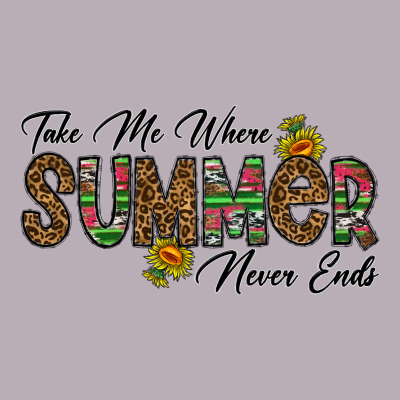 Take Me Where Summer Never Ends Vintage Tee by CowhideDigitalArt | Teevron