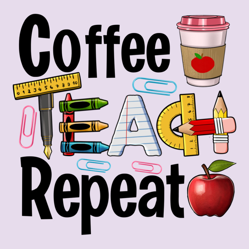 Coffee Teach Repeat Premium Hoodie by BarkalooDesign | Teevron