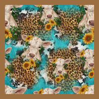 Charolais Cow And Sunflowers Seamless Pattern Vintage Tee | Teevron