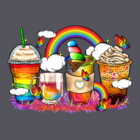 Rainbow Coffee Cups Vintage Hoodie | Teevron