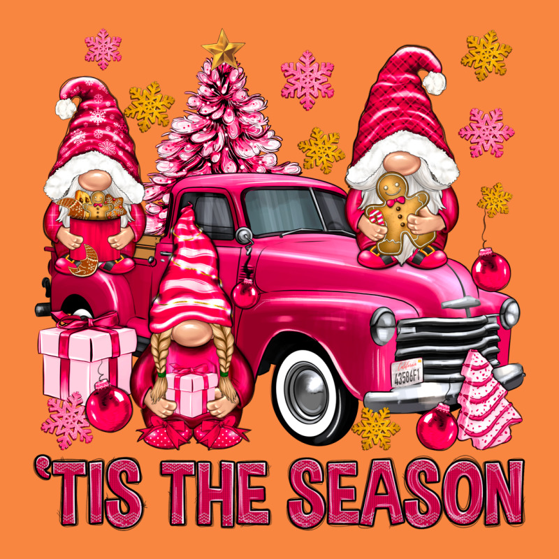 Tis' The Season Pink Christmas Gnomes Truck Premium Sweatshirt by NancyCooperArtShop | Teevron