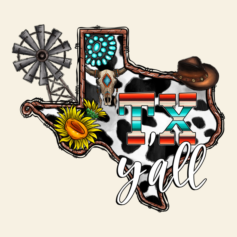 Tx Yall Western Vintage Tee by CowhideDigitalArt | Teevron