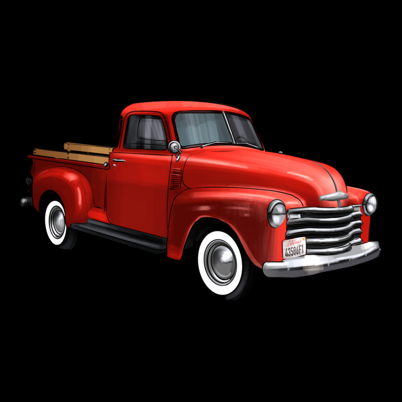 Western Red Truck Right 34 View 1 Heavyweight Sweatshirt by FaDigitalArtStudio | Teevron