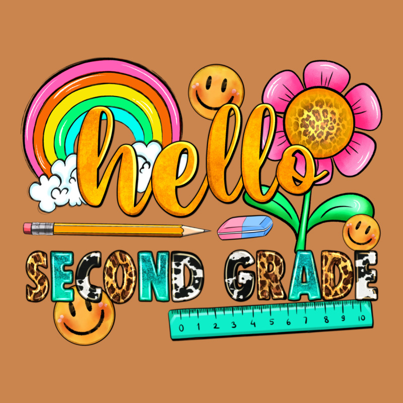 Hello Second Grade Heavyweight Hoodie by NancyCooperArtShop | Teevron
