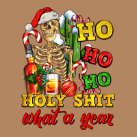 Christmas Ho Ho Ho Holy Shit What A Year Skeleton Long Sleeve Tee | Teevron