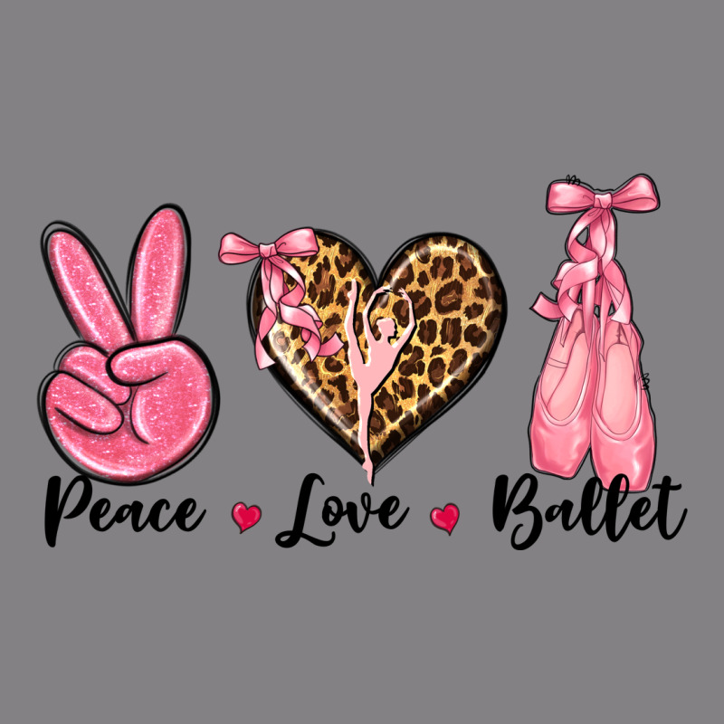 Peace Love Ballet Heavyweight Hoodie by NancyCooperArtShop | Teevron