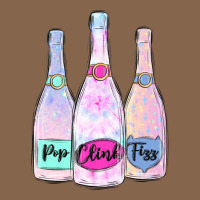 Pop Clink Fizz Champagne Bubbly Premium Tee | Teevron