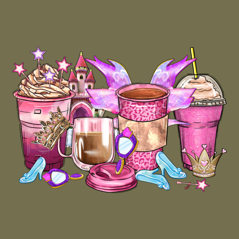 Princess Coffee Cups Vintage Hoodie by Zillion Design Studio | Teevron