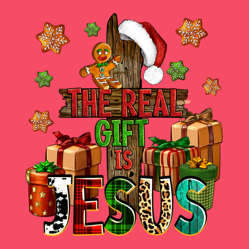 The Real Gift Is Jesus Premium Sweatshirt by NancyCooperArtShop | Teevron