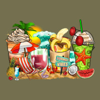 Summer Vibes Coffee Cups Vintage Hoodie | Teevron