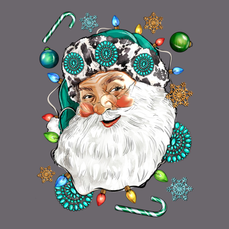 Western Santa Christmas Premium Sweatshirt by NancyCooperArtShop | Teevron