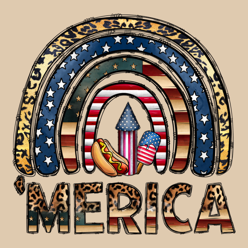 Merica Rainbow Heavyweight Sweatshirt by CowhideDigitalArt | Teevron